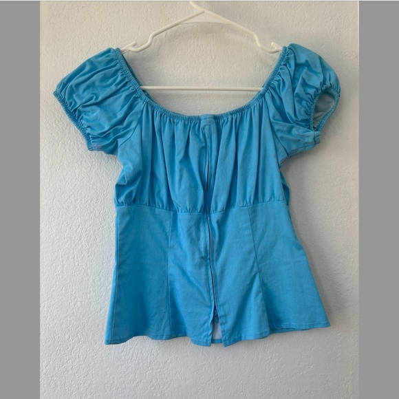 Bundle of 2 Size S Pinup Couture Peasant Tops - Picture 5 of 7